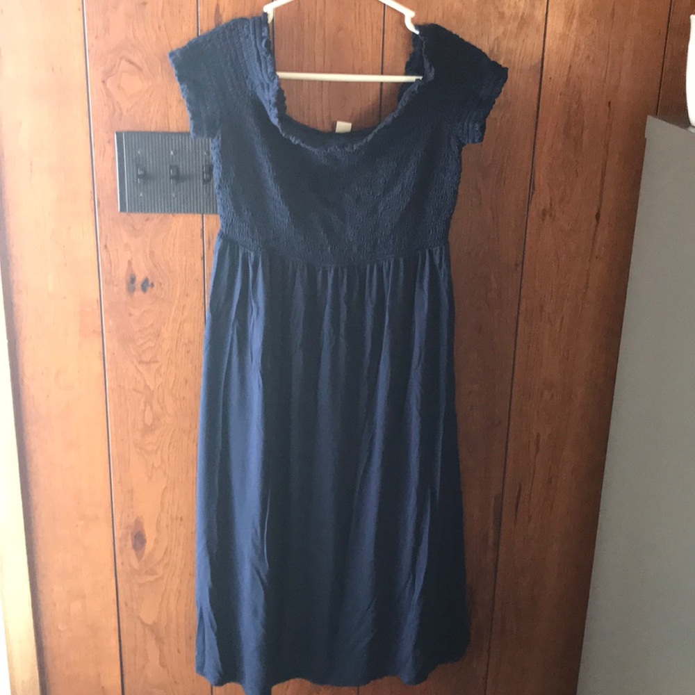 Navy blue stretchy dress